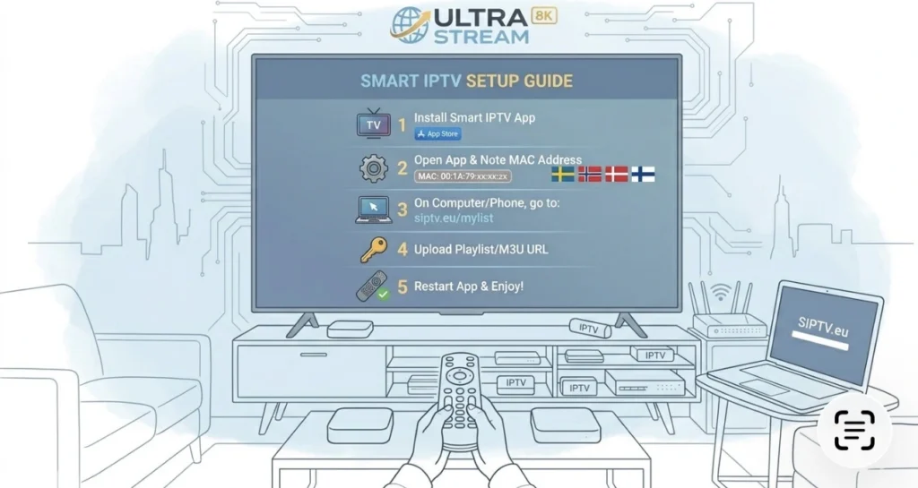 Smart iptv setup Guide